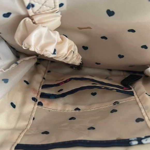 Lug Quilted Crossbody Bag with Multicolor Paw Prints - Picture 6 of 6